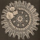 Crochet - American Beauty Ruffled Doily (ref: e1217c)