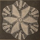 Crochet - Pinwheel Sensation Doily (ref: e1219c)