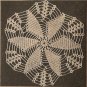 Crochet - Pinwheel Sensation Doily (ref: e1219c)