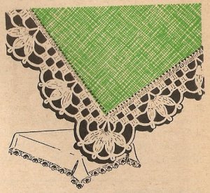 Crochet - Duchess Edging (ref: e1221c)