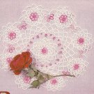 Tatted - Roses Doily (ref: e1248t)