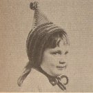Knit  - Pixie Cap Hat (ref: e1254k)