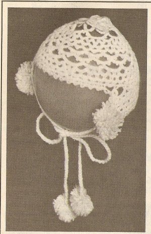 Tatted - Infant's Bonnet (ref: e1276t)
