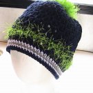SEAHAWKS Seattle NFL PonyTail Crochet Hat
