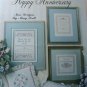 HAPPY ANNIVERSARY - Leisure Arts Leaflet 995 Cross Stitch