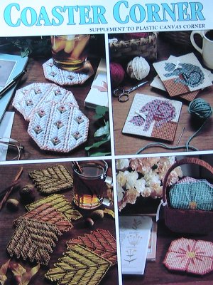 Plastic Canvas COASTER Corner ~ Leisure Arts