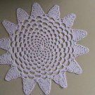 Hand Crochet White Spiral Star by Vintage Stitchez