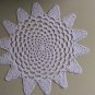 Hand Crochet White Spiral Star by Vintage Stitchez