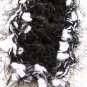 Crocheted Bumpy Black and White Scarf