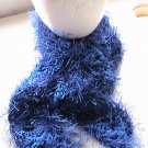 Crocheted Royal Blue Scarf