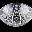 Anchor Hocking Early American Prescut Eapc glass Large Salad Bowl