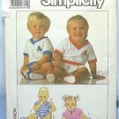 Simplicity #9131 Baby Infant Jumper Sleeper & shoes Sewing Pattern CUT