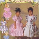 Butterick 6428 Girls Flower girl Dress Sewing Pattern CUT