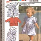 Burda 3296 Toddler Girl Dress vintage sewing pattern CUT
