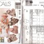 McCall's 8191 - Toddler Girls dress hat pants shorts Sewing Pattern CUT