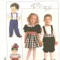 Simplicity 9431 Toddler Girls dress Boys suit Sewing Pattern UNCUT