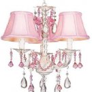 Pink Mini Chandelier Shade by Villa Bacci