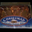 Old Fashioned Copper Christmas Cookie Cutter Set & Case