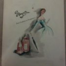 "Evy Clu High Fashion in Fragrance" watercolor by Perez