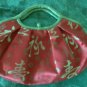 Oriental red handbag purse