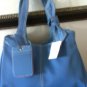 Liz Claiborne blue microfiber purse