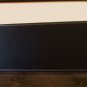 Stitched Dark Brown Genuine leather Desktop Organizer