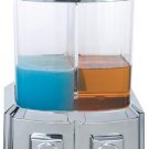 Wenko 2 Change Chrome Dispenser for Shampoo & Conditioner Dispenser