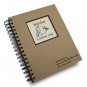 Inspirations, A Gratitude Journal - Kraft Hard Cover (prompts on every page, recycled paper)