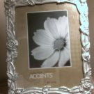 Interior Accents Frames 8" x 10" Roses Wedding Picture Frame in Silver