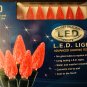 50 ct. Red LED HOLIDAY BRIGHT String Lights Indoor Outdoor Landscape Pathway Christmas C6 50L