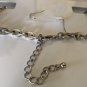 Western Style Pearl Bead Silver Metal Pendant Turquoise Necklace Jewelry Set