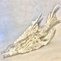 Vintage 1990's PIER ONE Washed Solid Wood Hand Carved Fish Sculpture by Artisans in Philippines