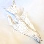 Vintage 1990's PIER ONE Washed Solid Wood Hand Carved Fish Sculpture by Artisans in Philippines