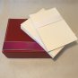 BE PERSONAL Writing Stationery Box Case Set - 20 Note Cards & Envelopes & Pen By Bath & Body Works