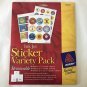 Avery Ink Jet Sticker Variety Pack - 152 REMOVABLE Stickers - #3274