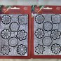 Color Joy 32 Flower Magnets to Color for Refrigerator Magnets - 4 Sheets - By DCI