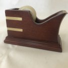 The Bombay Company Genuine Cherry Wood Tape Dispenser VINTAGE