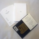 CRANE'S Bridal Shower Invitation Pearl White Finish with Rose Motif, 20 cards 20 envelopes