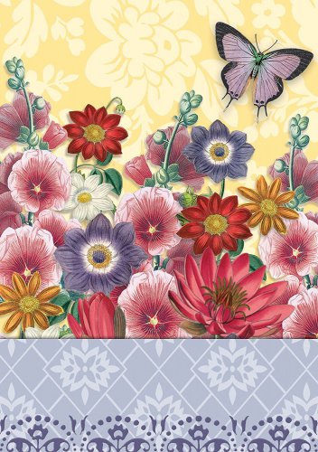 Lang Perfect Timing Botanical Gardens Flip Notes with Pen by In-House Artist