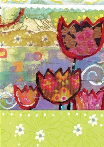 Lang Perfect Tulip Field Flip Note Set
