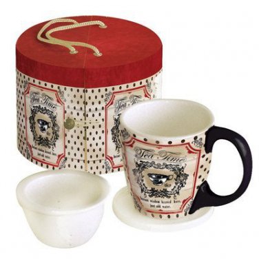 LANG "Wisdom Brewed Here" Tea Time Cup Set by LANG