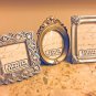 3 Mini Photo Frames Victorian Style Antique - Wedding supplies