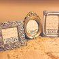3 Mini Photo Frames Victorian Style Antique - Wedding supplies