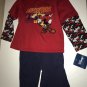 Vintage NEW DISNEY Toddler Boys Hoodie & Pants Outfit - Size 3T