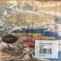 CASPARI Oriental Birds Scene Blue Paper Dinner Napkins / Serviettes - 20ct.