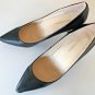 Loslandifen Womens Closed Toe High Heels Kitten Slender Stiletto Pumps BLACK 10