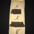 Kirkland Linens 3-Piece Block Monogram K Bath, Hand, Washcloth Towel Set