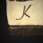 Kirkland Linens 3-Piece Block Monogram K Bath, Hand, Washcloth Towel Set