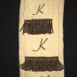 Kirkland Linens 3-Piece Block Monogram K Bath, Hand, Washcloth Towel Set