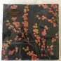 CASPARI Berry Branches Paper Disposable Dinner Napkins, Black/Red 20 ct.